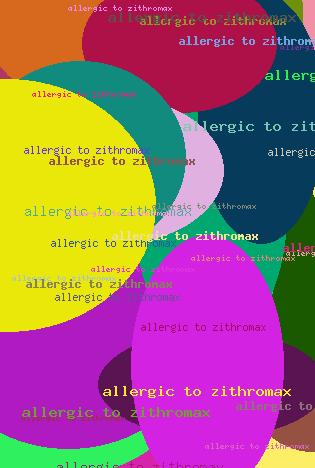 Allergic to zithromax